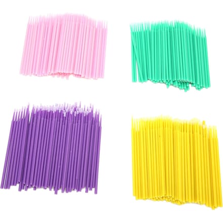 400 stuks Buigbare Micro Applicator Borsteltjes Micro Staafjes Benodigdheden voor Make-up Oogliner Aanbrengen multi