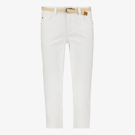 TwoDay dames carpri broek met riem wit - Maat S