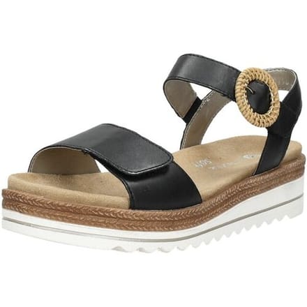 Remonte -Dames - zwart - sandalen - maat 41