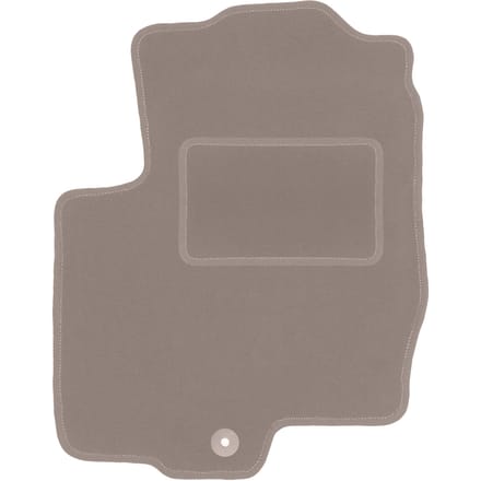 Beige bestuurdersmat voor: Mitsubishi Colt VI Z30 hatchback (2004-2008)