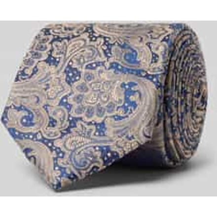 Zijden stropdas met paisleymotief