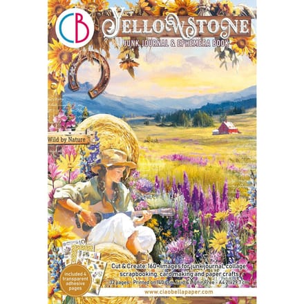 Ciao Bella - Yellowstone A4 Junk Journal Ephemera Book (32pcs) (CBB022)