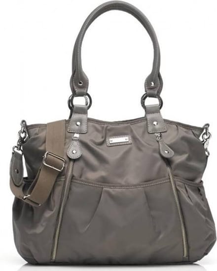 Storksak Luiertas Olivia 40x32x13cm - Grijs