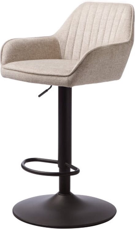 Barstoel Nolan stribe verstelbaar- Zand - barstoelen set van 2