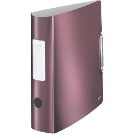 Leitz 180° Active Style Kunststof Ordner - Capaciteit van 500 A4-Vel - Rugbreedte van 82mm - Rood