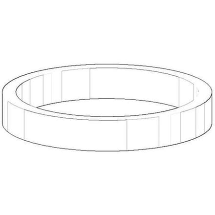Dornbracht replacement ring Ø 22.5 x Ø 22.1 x 1.4 mm, 09281012590