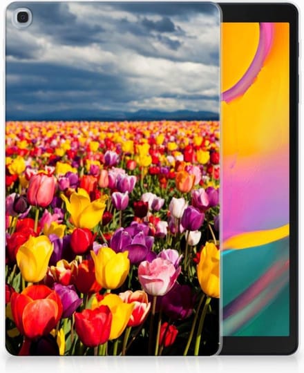 Samsung Galaxy Tab A 10.1 (2019) Siliconen Hoesje Tulpen