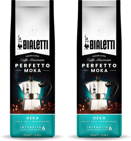 Bialetti Deka gemalen Moka koffie - 2 x 250gr