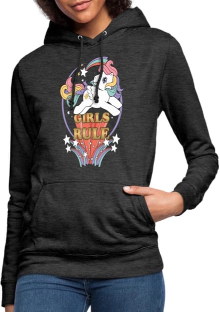 My Little Pony Retro Girls Rule Statement Hoodie Dames