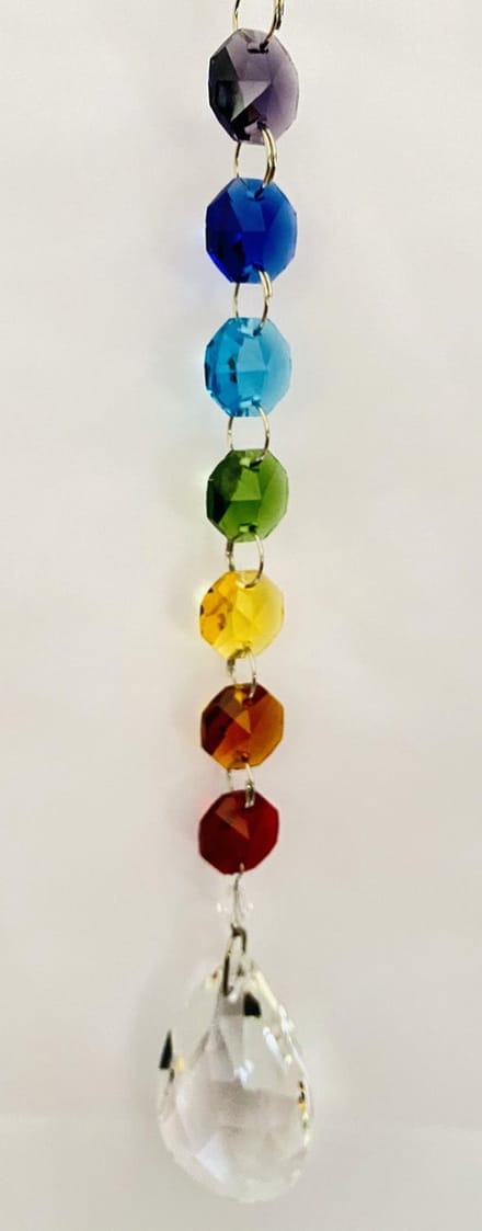 Feng-Shui chakra kristal raamdecoratie shuidi 27cm nature’s melody