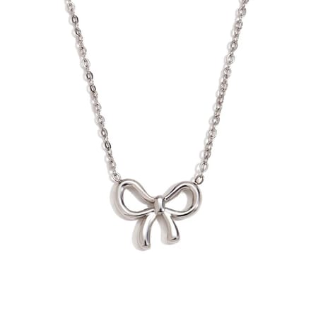 JewelGalerie - Ketting-Strik-Zilver