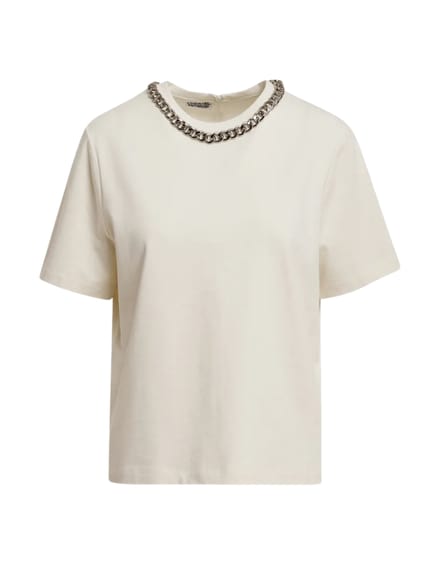 Essentiel Antwerp T-shirt With Chain T-shirts Off White Klaim