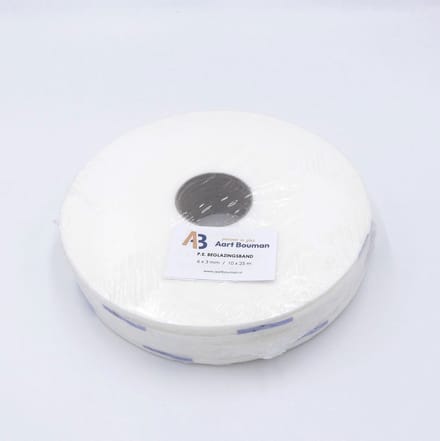 Glasband 6 x 3mm wit - pak 250m