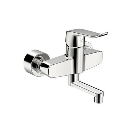 HANSACLINICA single lever basin mixer 2-hole wall mounting 01526283