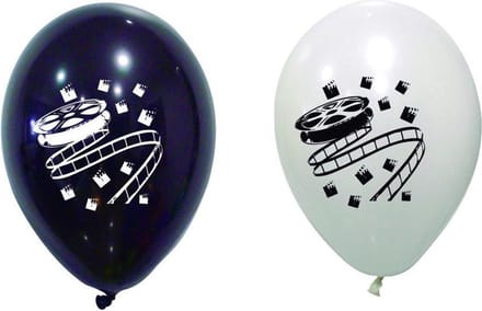 HOBI - 8 latex ballonnen bioscoop