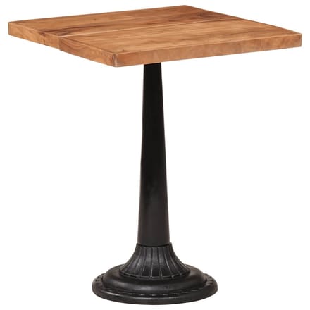 vidaXL - Bistrotafel - 60x60x76 - cm - massief - acaciahout