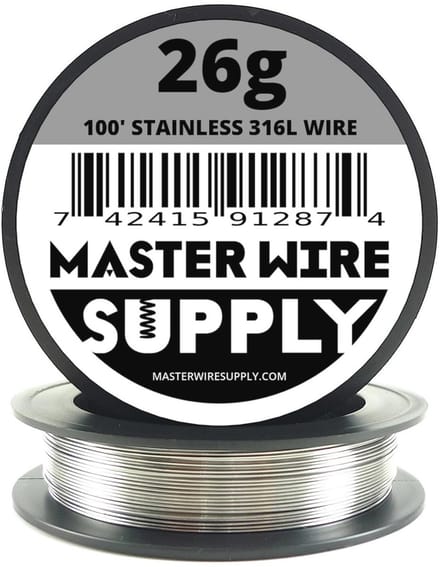 Roestvrij staal draad 26 Gauge - 100 voet voor Elektronische Componenten