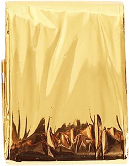 Nooddeken - Survival deken - Outdoor avontuur - Warmte isolerend - 200x92 cm - Goud