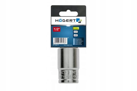 Hogert Zeskantdop 1/2" 36mm Chroom-Vanadiumstaal