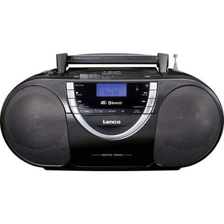 Lenco SCD-6900BK - Boombox with DAB+ FM radio and CD/ MP3 player - Black - DAB/DAB+/FM - Stereo