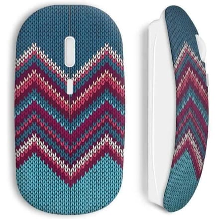 Draadloze muis Breikunst design hippie