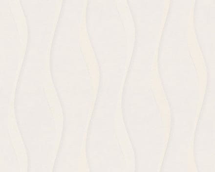 Wit retro behang modern 95945-5