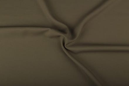 Texture/Polyester stof - Middel khaki - 25 meter