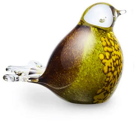 Glazen Vogel Urn Glas Gekleurd Urn voor as Deelbewaring Mini Urn U29N Bird nature
