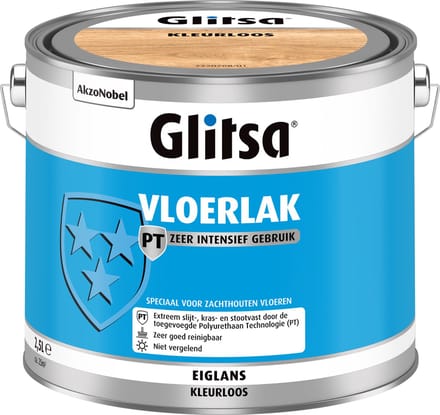 Glitsa Acryl Vloerlak - Transparant - 2,5 liter