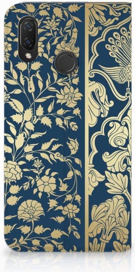 Huawei P Smart Plus Smart Cover Beige Flowers