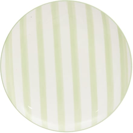 Secret de Gourmet Charlie Plat bord Ø27cm - Set van 6 stuks - Groen/Wit