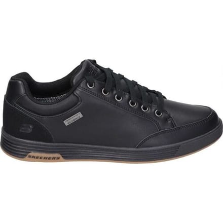 Skechers Cavell Sparkman leren sneakers zwart