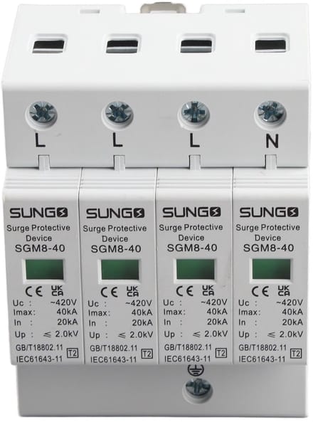 Dailygoods - Lowvoltage Protector voor Thunder Protection op DIN Rail