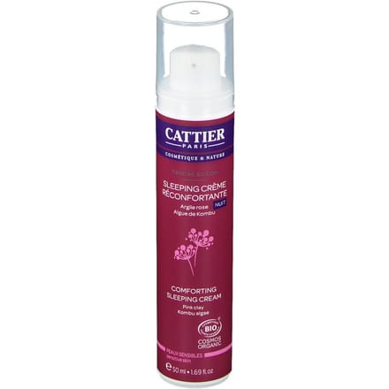 Cattier Nachtcreme kalmerend gevoelige huid 50 Milliliter