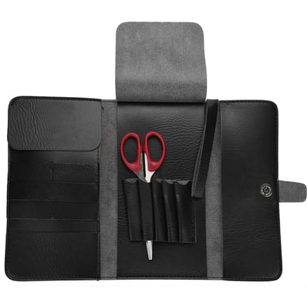 Draagbare Multifunctionele Kappersgereedschap Schaar Kam Opbergkoffer Pakket Tas gray