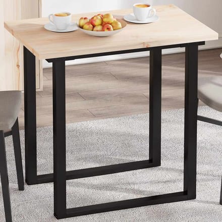 vidaXL - Tafelblad - rechthoekig - 80x50x2,5 - cm - massief - grenenhout