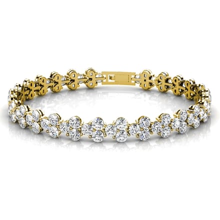 Prinsessenarmbanden - Goud en kristal