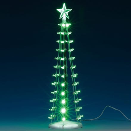 Lemax - Lighted Silhouette Tree (Green) -  B/o (4.5v)