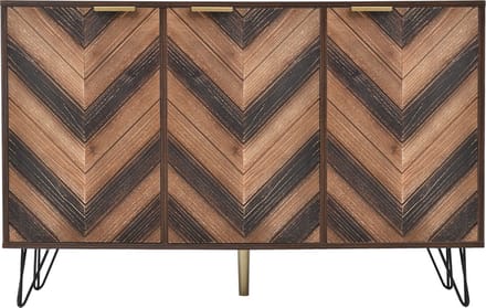 Opbergkast dressoir massief hout fineer commode opbergkast bijzetkast