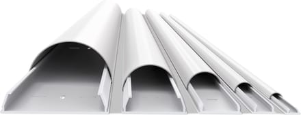 Multibrackets - Aluminium kabelgoot 33x1100mm - Universal Cable Cover - Kleur Wit