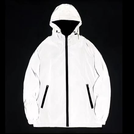 Reflecterende Windjack - Waterafstotende Jas - Sport - Aantrekkoord