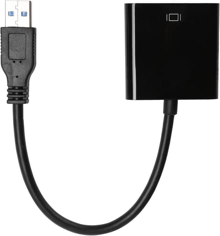 USB naar VGA Adapter 1080P - Video & Audio Converter voor Windows PC