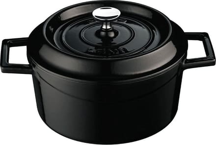 Lava Ronde Braadpan �12cm Zwart