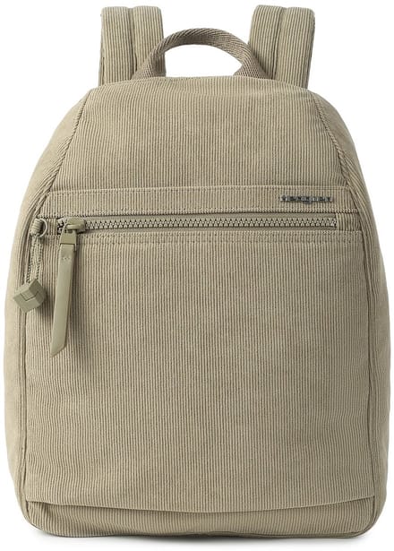 Hedgren Vogue Large Dames Rugzak met RFID-bescherming – Groot – Ribfluweel String Beige