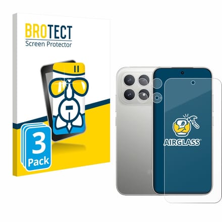Screenprotector 3 Stuks voor Xiaomi Poco F8 Pro (Voor+Camera) Beschermglas transparant