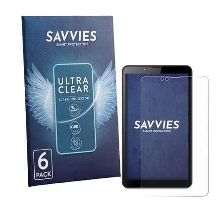 Savvies - Screenprotector voor Brave BT7X1 - Folie Beschermfolie transparant 6 Stuks