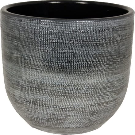 Donker Grijze Pot Stockholm 28x26 / set van 2