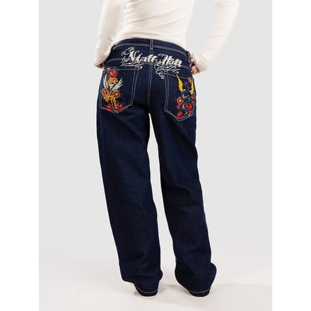 Ninth Hall Idle Embroidered Jeans blauw