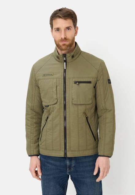 camel active Overgangsjas with stand-up collar - Maat menswear-66 - Olijfgroen