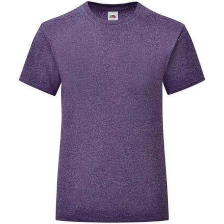 Meisjes-T-shirt Fruit of the Loom Iconic 150